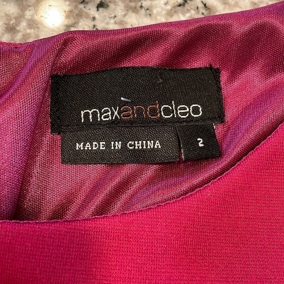 MAX AND CLEO STRIPED DRESS SIZE 2 - Picture 3 of 17